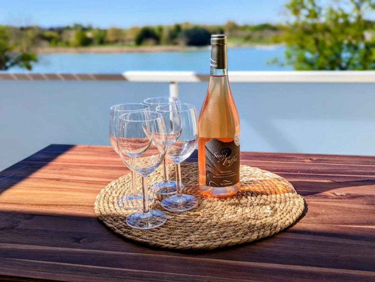 Lakeside Provence - Appartement 4 Etoiles Face Au Lac De Monteux Kültér fotó